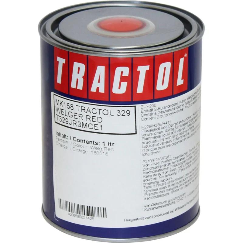 tractol paint welger red