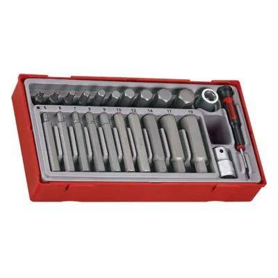 Teng Tools Hex Bit Socket Set – 23 Piece