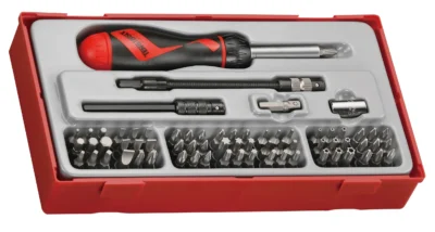 Teng Tools 74 Piece Ratcheting Bits Driver Set