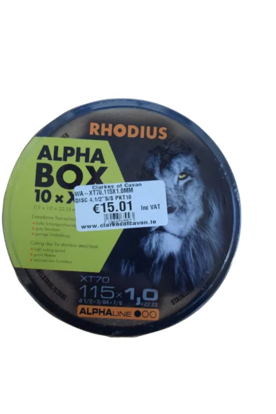 Rhodius 4 1/2" Cutting Discs