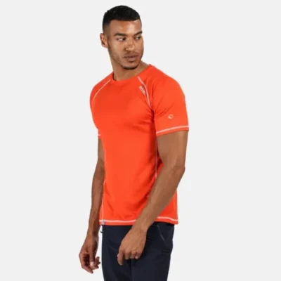 Regatta Men's Virda II Active T-Shirt Burnt Salmon