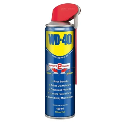WD40 450ml Spray Oil Lubricant with Smart Straw