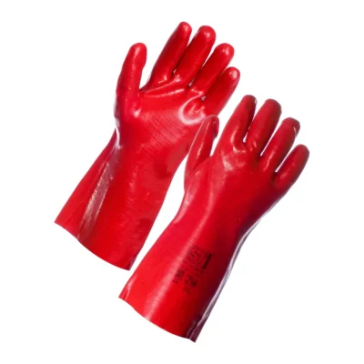 Westaro Long PVC Gauntlets - Red