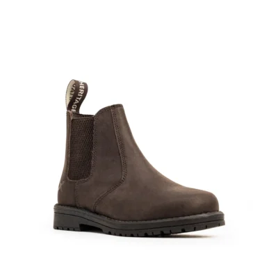 xpert heritage junior dealer boots dark brown