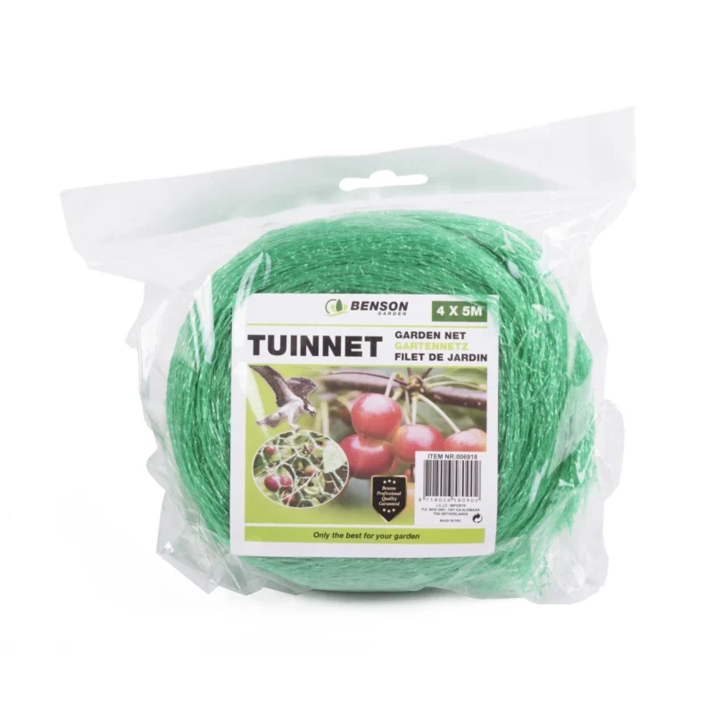 benson garden net green mono 5 x 4 metres 5