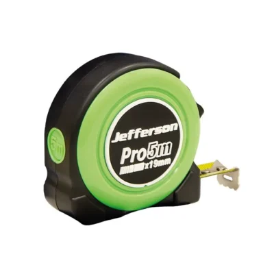 Jefferson 5m Professional Measuring Tape Nylon Coated