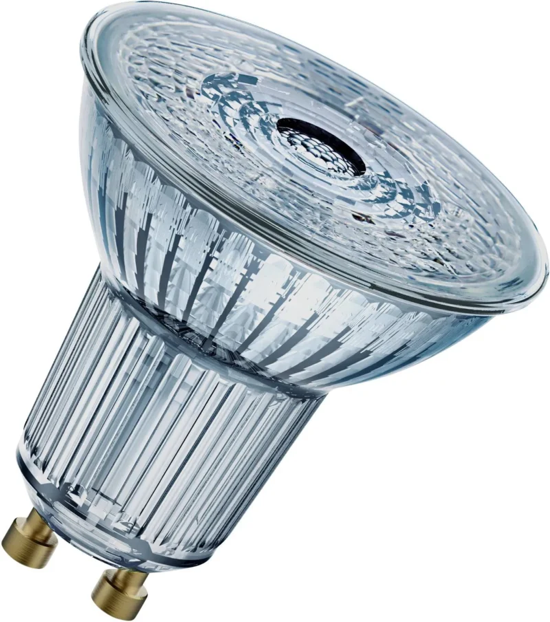 osram 4058075112544 led monochrome eec f a g gu10 reflector bulb 4.5 w 50 w warm white o x l 51 mm x 54 mm 1