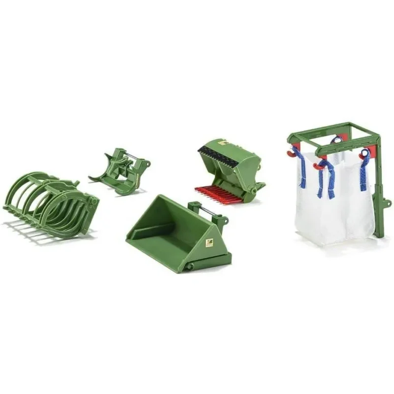 siku 3658 5 pcs green front loader set