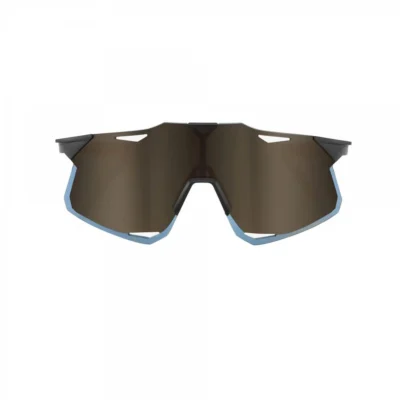 100% Hypercraft Glasses Soft Tact Matte Black / Gold Lens 5 100 hypercraft matte glasses black gold lenses