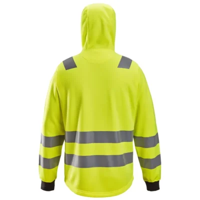 snickers 8039 allroundwork high vis full zip hoodie 3