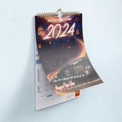 Clarkes of Cavan 2024 Calendar A3 Size