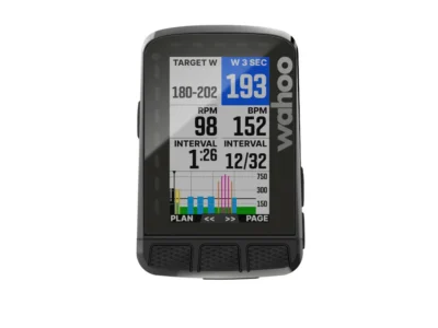 wahoo elemnt roam v2 gps bike computer bundle with tickr 2 3