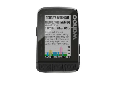 wahoo elemnt roam v2 gps bike computer bundle with tickr 2 4