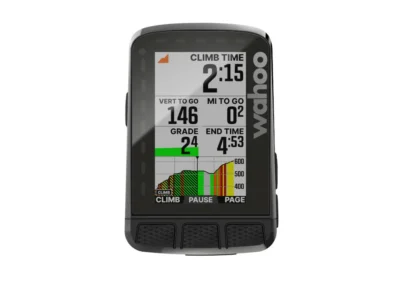 wahoo elemnt roam v2 gps bike computer bundle with tickr 2 5
