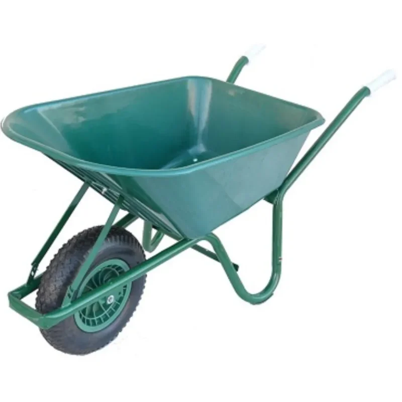 100l green wheelbarrow
