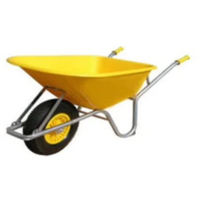 WORKMAN Wheelbarrow Yellow 110L
