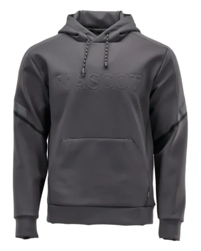 Mascot Water-Repellent Fleece Hoodie-Grey