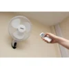Draper 230V Oscillating Wall Mounted Fan with Remote Control, 16"/400mm, 3 Speed Settings (70975) 4 70975iu183786