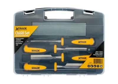 atko xtrade 4 piece chisel set with sharpening stone 4