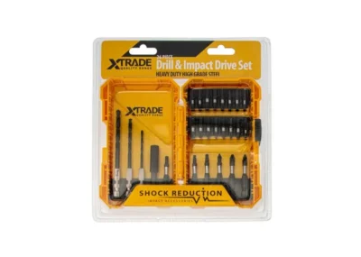atko xtrade impact drill bit set 26 piece clarkes