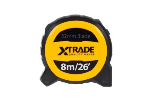 atko xtrade tape measure 8 meter heavy duty orange 1