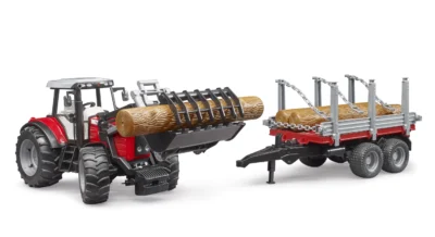 Bruder Massey Ferguson 7840 + Frontloader and timber trailer 10 f020460kvkrktwpn6kj4 scaled