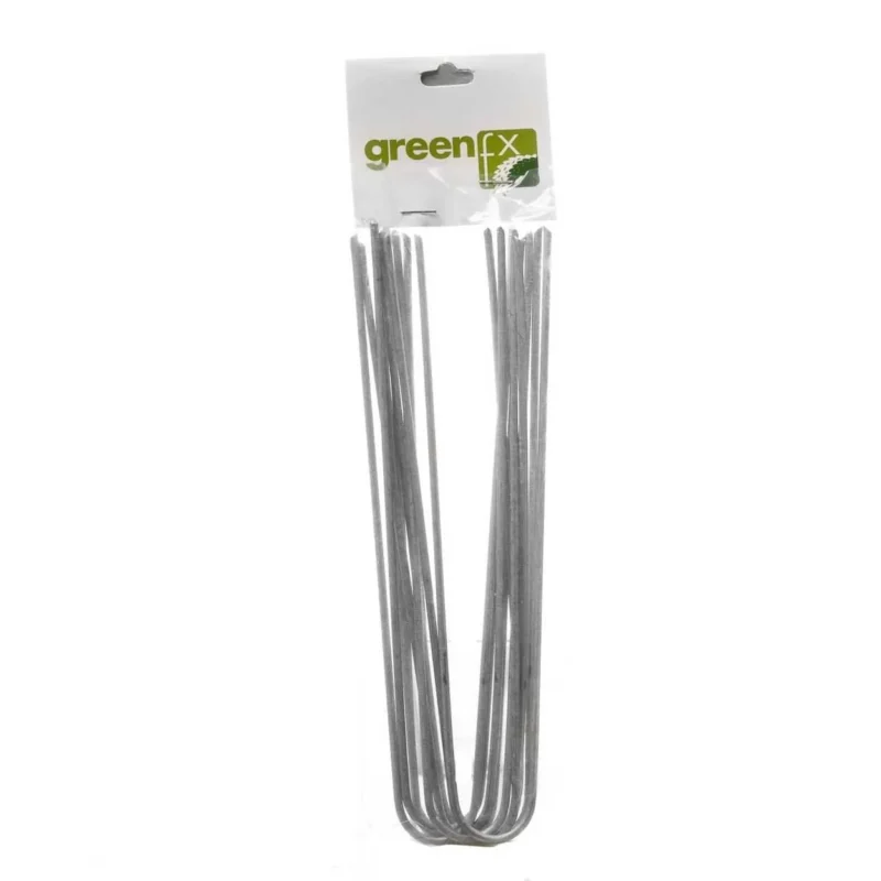 greenfx artificial grass fixing pins 20cm