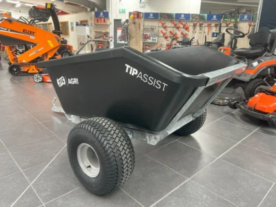 jfc quad tipping trailer gas ram assisted 500 litres 10