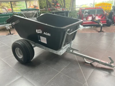 jfc quad tipping trailer gas ram assisted 500 litres 6
