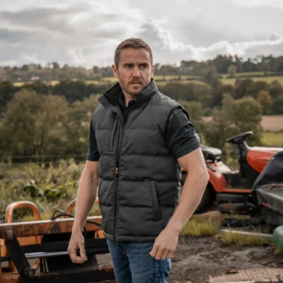 xpert core padded bodywarmer grey s