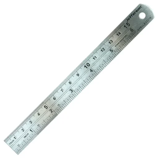 15cm stainless steel ruler