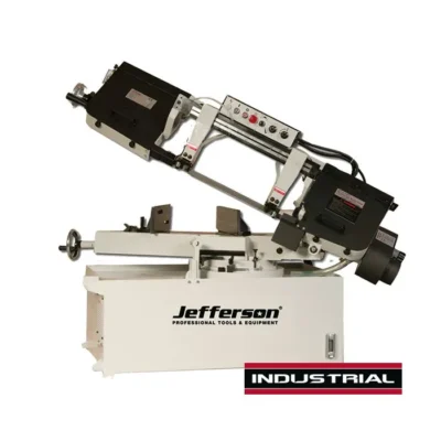 Jefferson 9'' x 18'' Metal Cutting Bandsaw Swivel Head 230V - Heavy Duty Cast Bow