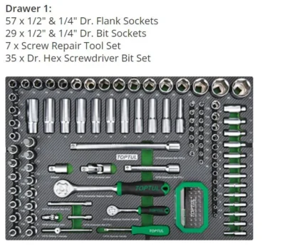 213pc 7 drawer mechanics tool trolley qge21322 heavy duty tool storage 2