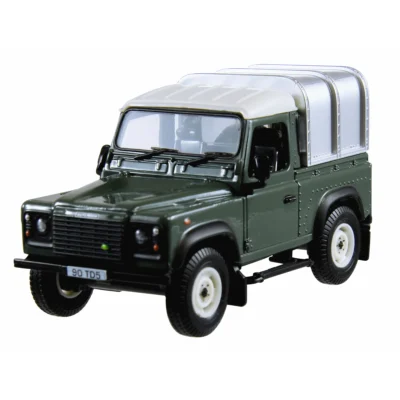 Britains Land Rover Defender 90 with Canopy - 1:32 Scale Keswick Green Model