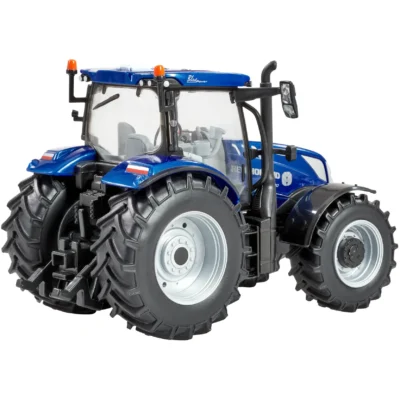 Britains New Holland T6.180 Blue Power Tractor 1:32 Scale Model 43319 9 43319 new holland t6.180 blue power04 lpr 1