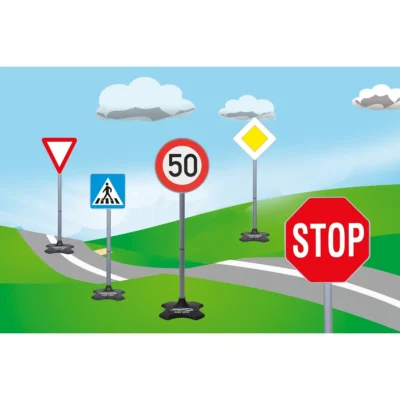 460257jamara traffic set grand a interactive road safety traffic sign set for kids 1 1