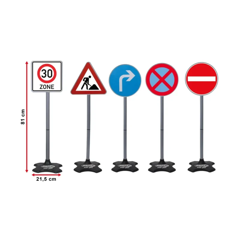 460293jamara traffic set grand b educational traffic sign set for kids 4