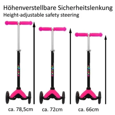 460497kicklight scooter pink 1 2