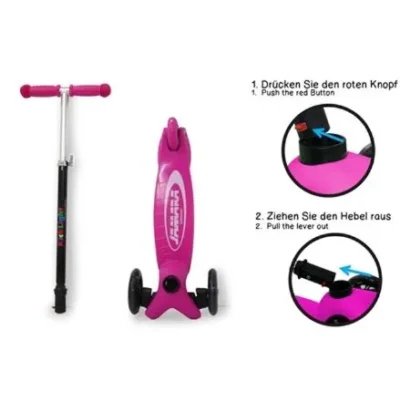 460497kicklight scooter pink 3 1