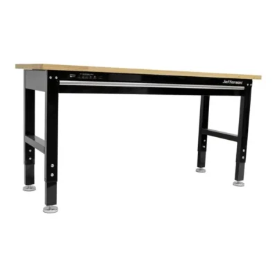 60" Adjustable Work Table with Drawer - JEFTBL05-01