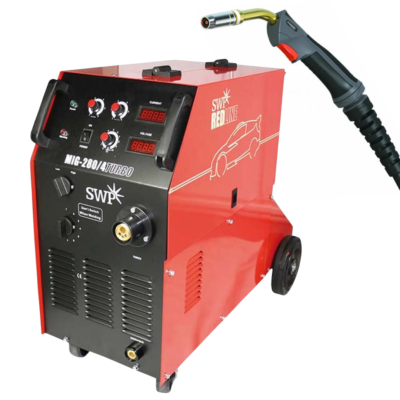SWP Redline 280/4 280Amp MIG Turbo Welder - 4-Roll Drive, Torch & Regulator Included
