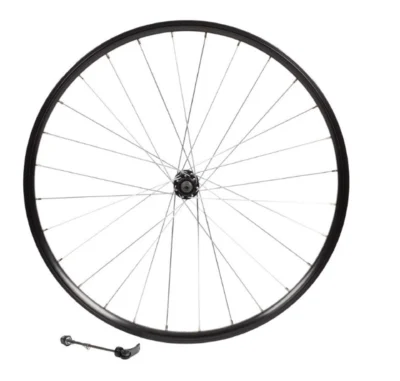 Alloy 27.5 Inch Wheel â€“ 6 Bolt Disc, Solid Axle, Black for MTB & Off-Road Performance