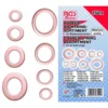 Copper Seal Ring Assortment for Oil Drain Plugs - 150 pcs. 3 bgs 8052 copper seal ring assortment for oil drain plugs 150 pcs1