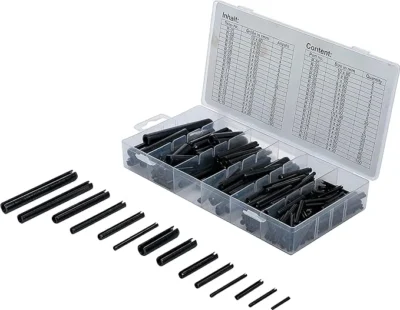 Roll Pin Assortment - 450 pcs. Metric