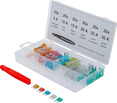 Car Fuse Assortment MINI - 121 pcs