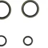 bgs 9306 seal ring assortment 150 pcs. metal with rubber sealing bead for oil drain plugs 1