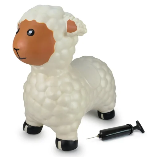 bouncing animal sheep white with pump jamara kids 2 1