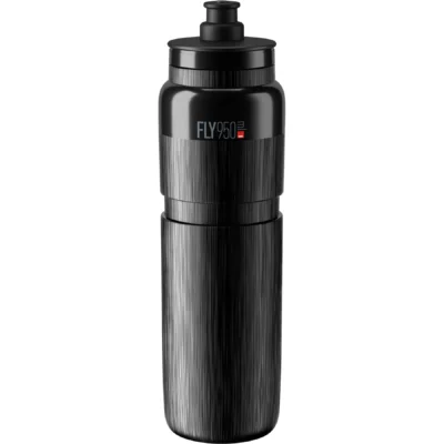 Fly Tex 950 ml Bottle â€“ Lightweight Elite Racing Bidon with Improved Grip (Black)