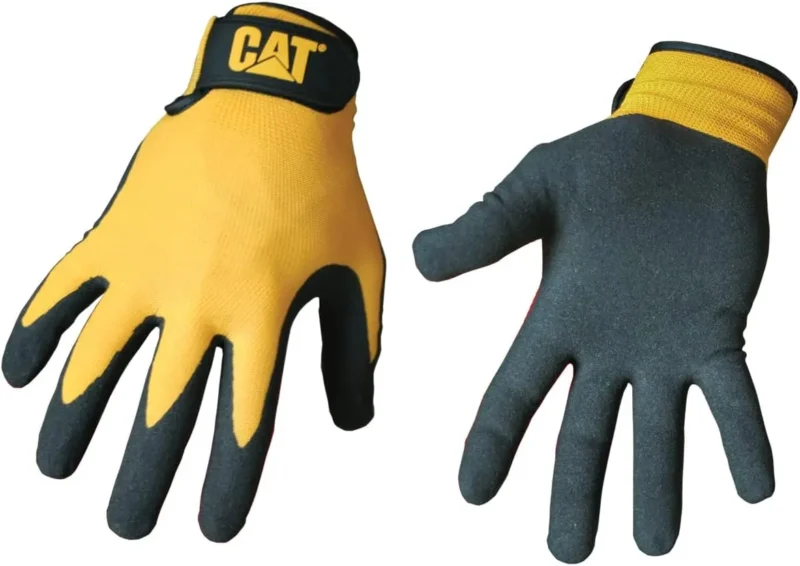 caterpillar mens nitrile coated gloves 1