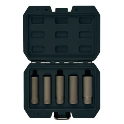 Draper 5pc Wheel Nut Double Socket Set, 3/8" Sq. Dr. - 12423